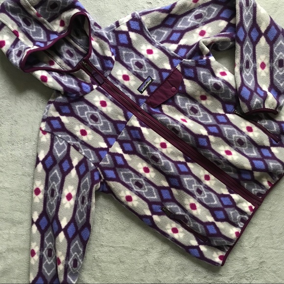 Patagonia Jackets & Blazers - Patagonia Synchilla Snap T Hooded Jacket Purple